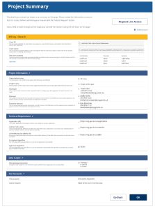 Screenshot of the BCSC application